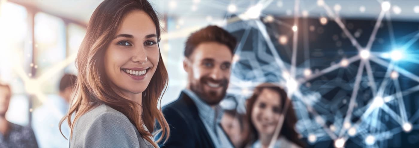 Ein Team verfolgt die wachsende Vernetzung seiner Organisation